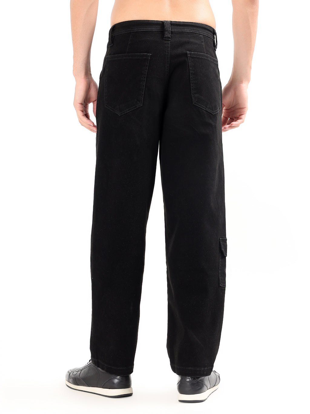 MEN'S BLACK UTILITY CARGO PANTS