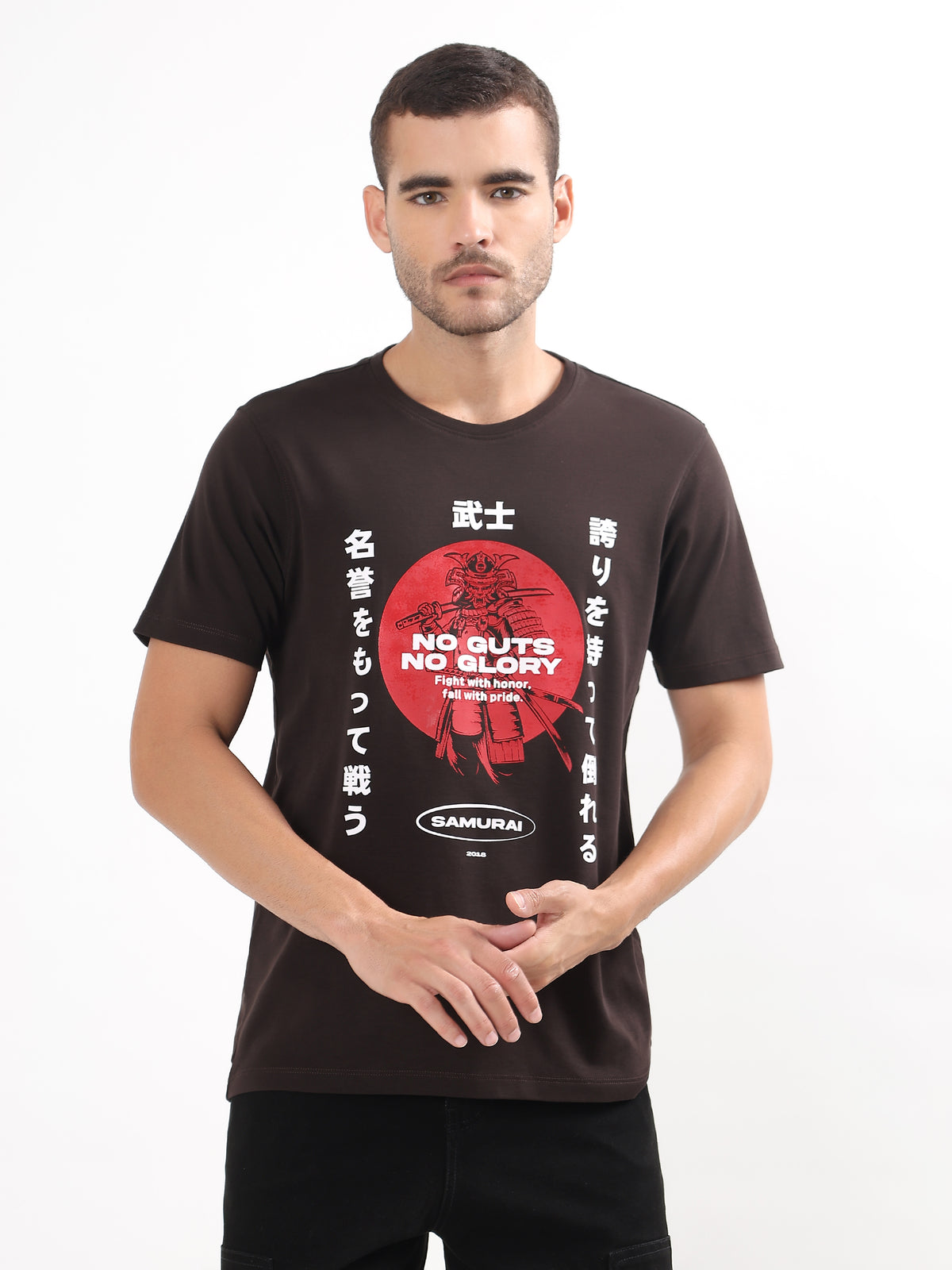 NO GUTS NO GLORY GRAPHIC T-SHIRT