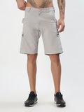 MEN'S LIGHT GREY CARGO SHORTS