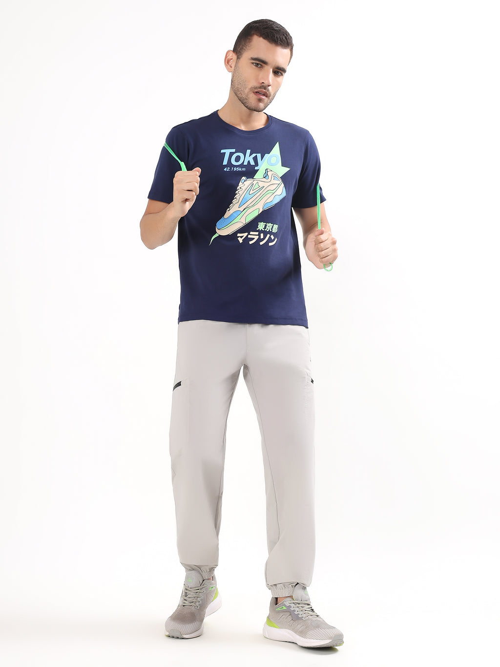TOKYO MARATHON SNEAKER GRAPHIC REGULAR T-SHIRT