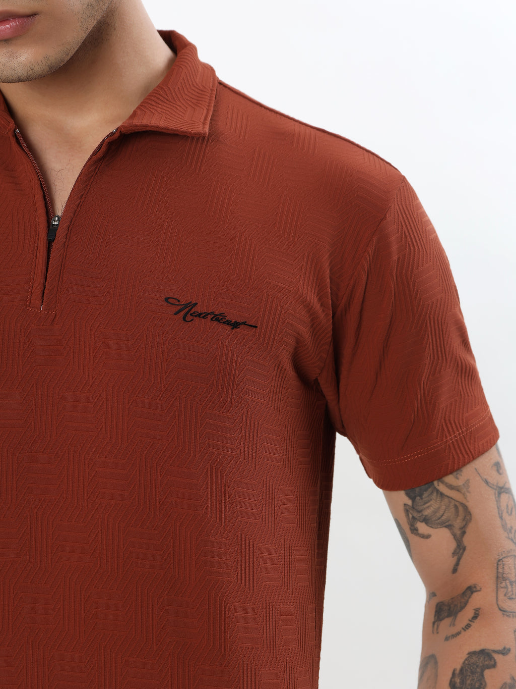 COPPER WEAVE PERFORMANCE POLO T-SHIRT
