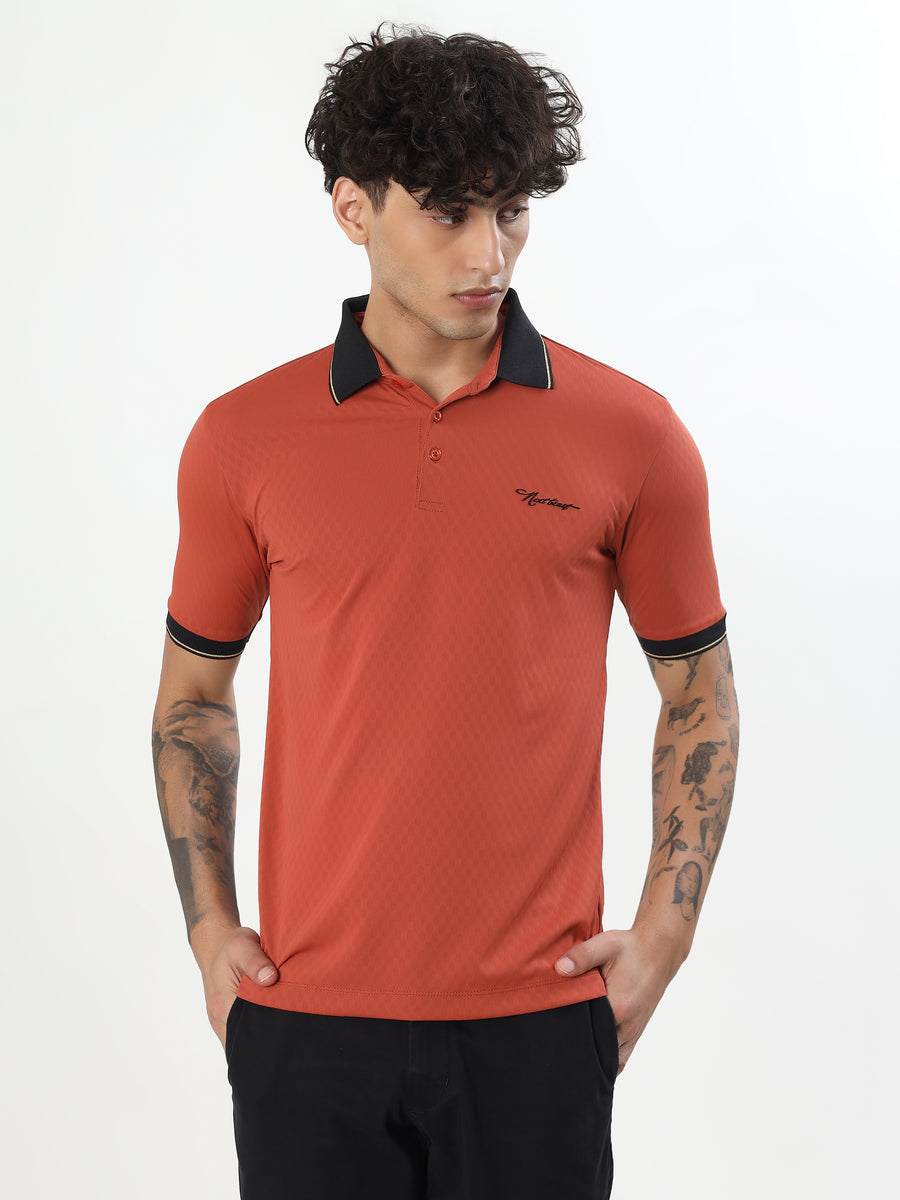 EMBER EDGE PERFORMANCE POLO T-SHIRT