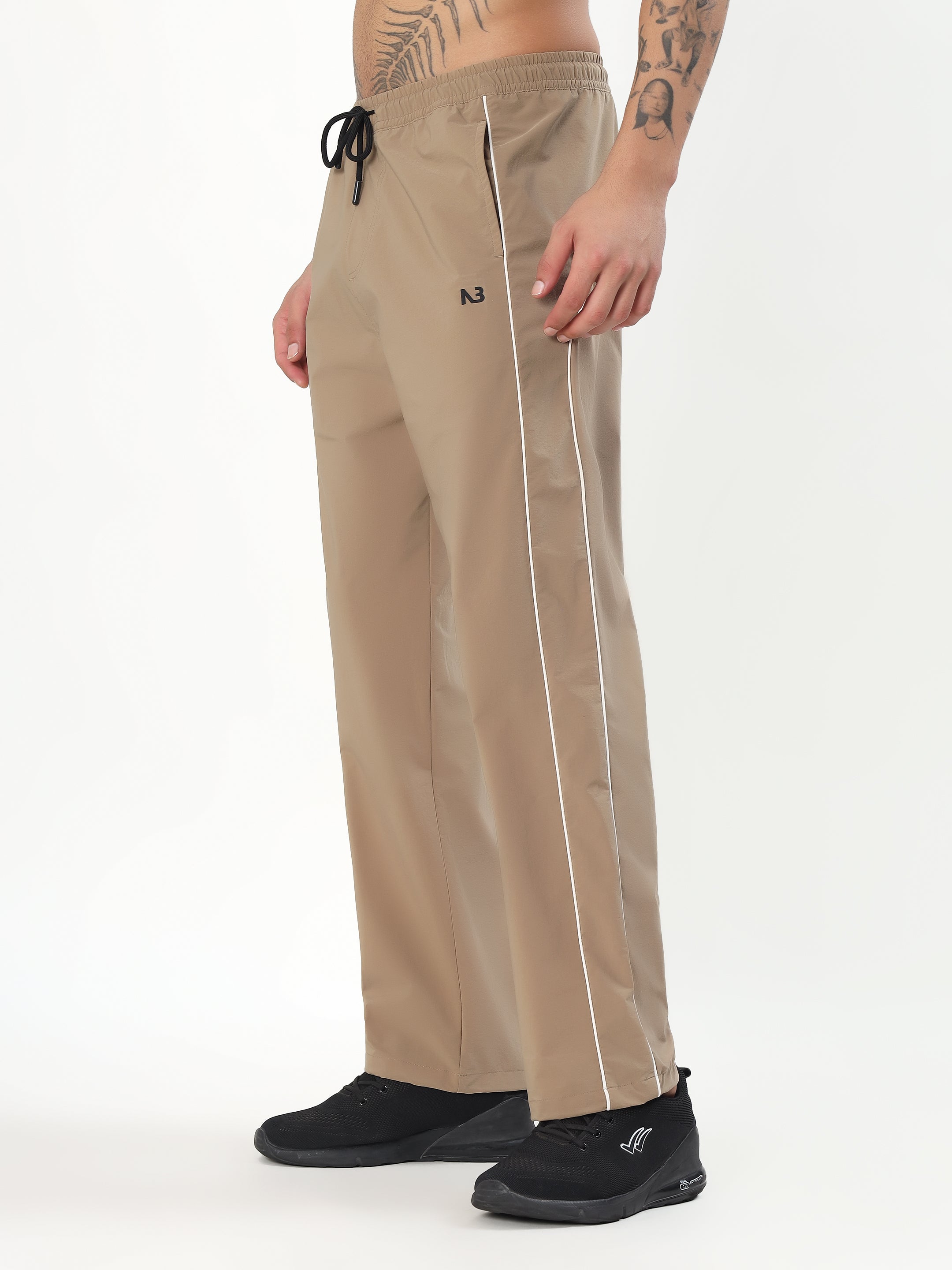 MEN'S TRACK PANTS – SANDSTONE BEIGE