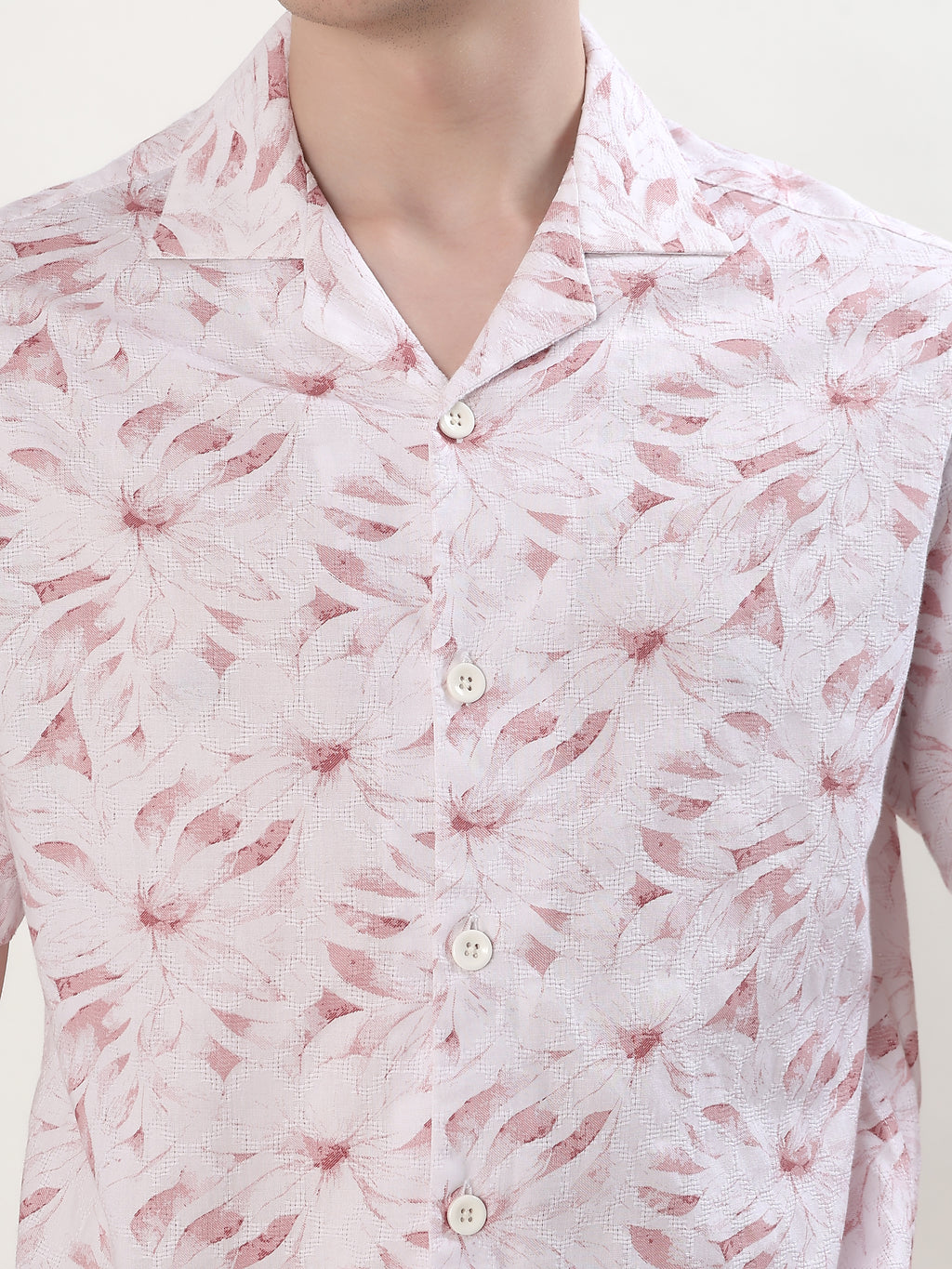BLUSH PINK & WHITE TROPICAL FLORAL RESORT