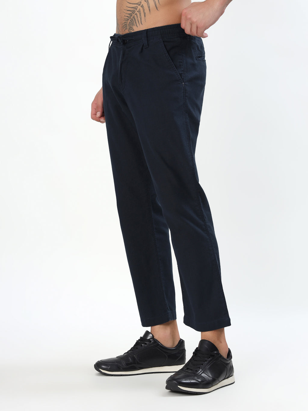 NAVY BLUE MEN'S SMART-CASUAL CO-ORD SET