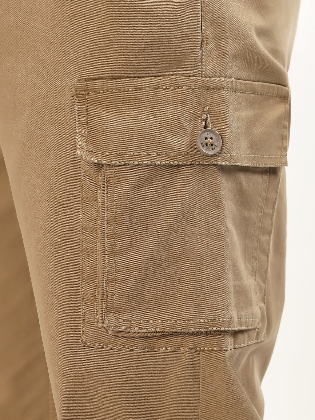 KHAKHI REGULAR FIT CARGO