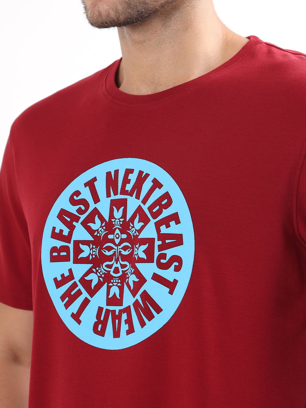 WEAR THE BEAST CIRCULAR GRAPHIC REGULAR T-SHIRT