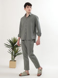 SAGE GREEN LINEN SHIRT