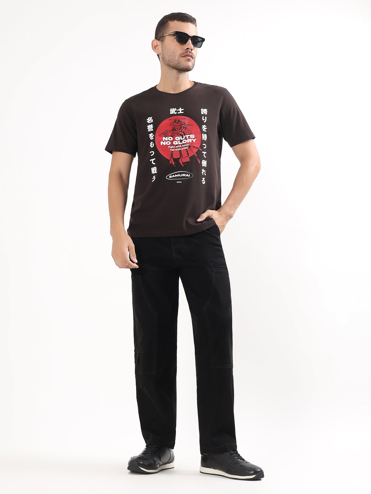 NO GUTS NO GLORY GRAPHIC T-SHIRT