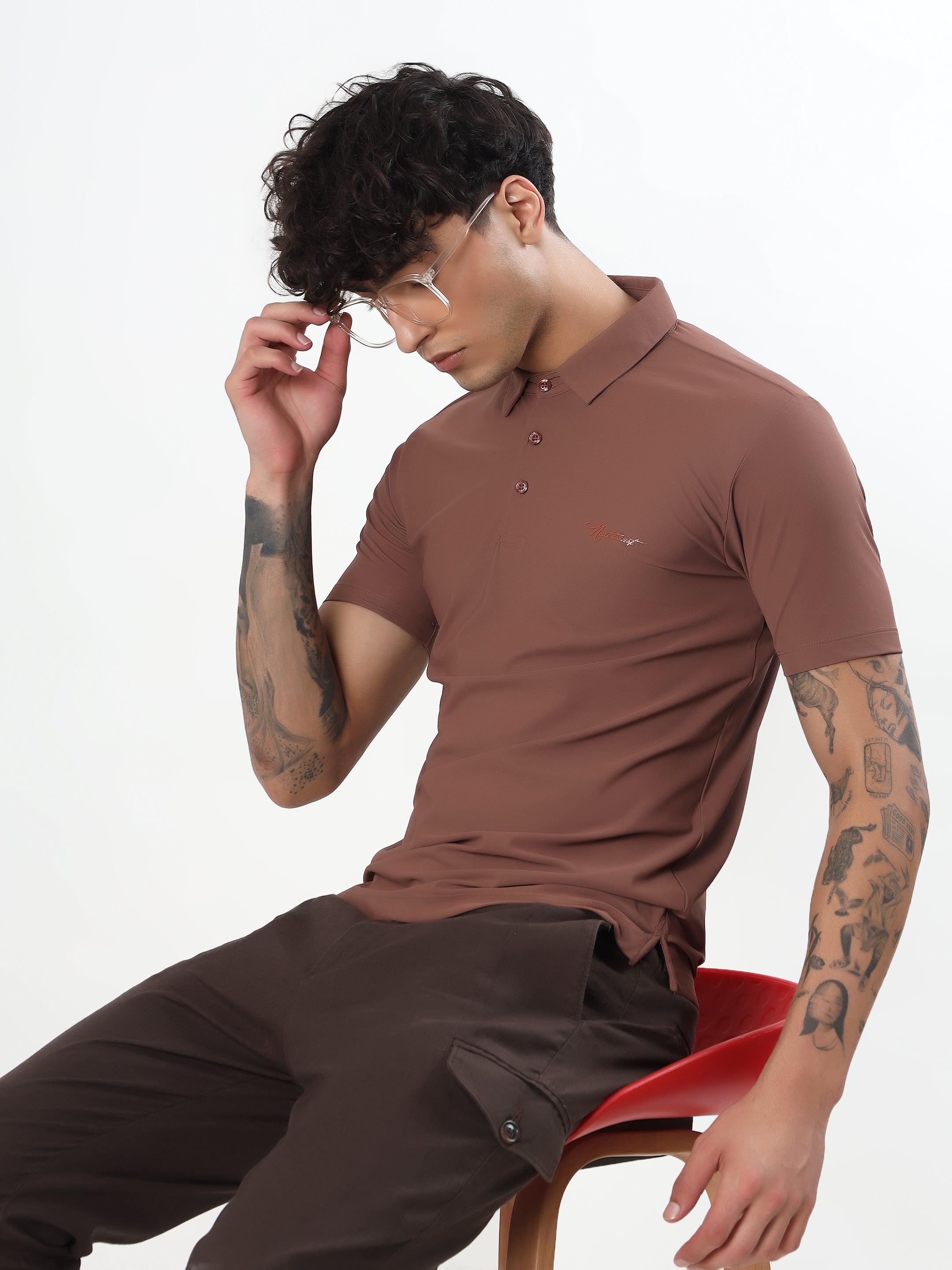 TERRA LUXE PERFORMANCE POLO T-SHIRT
