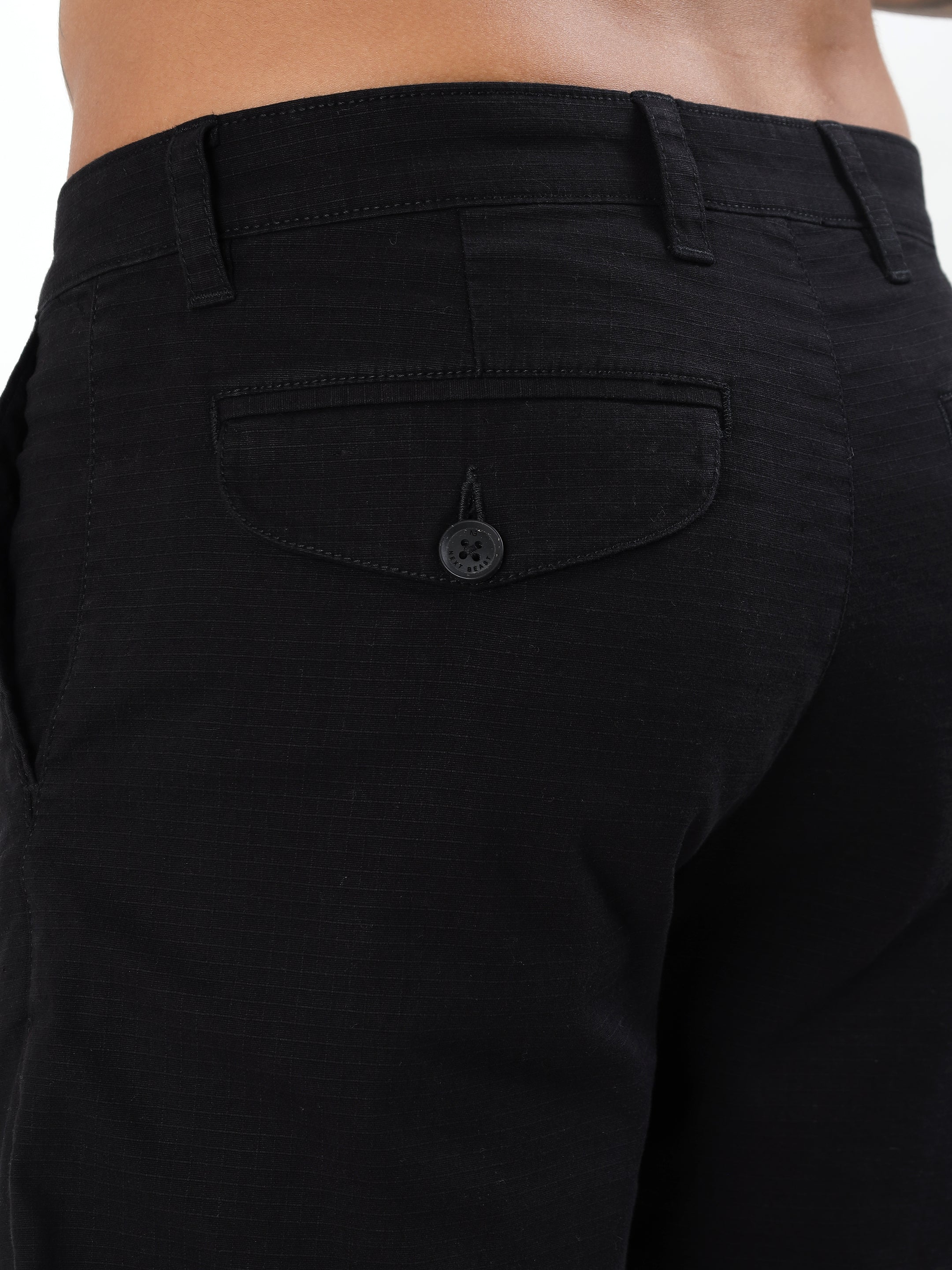 RIPSTOP UTILITY CARGO SHORTS - BLACK