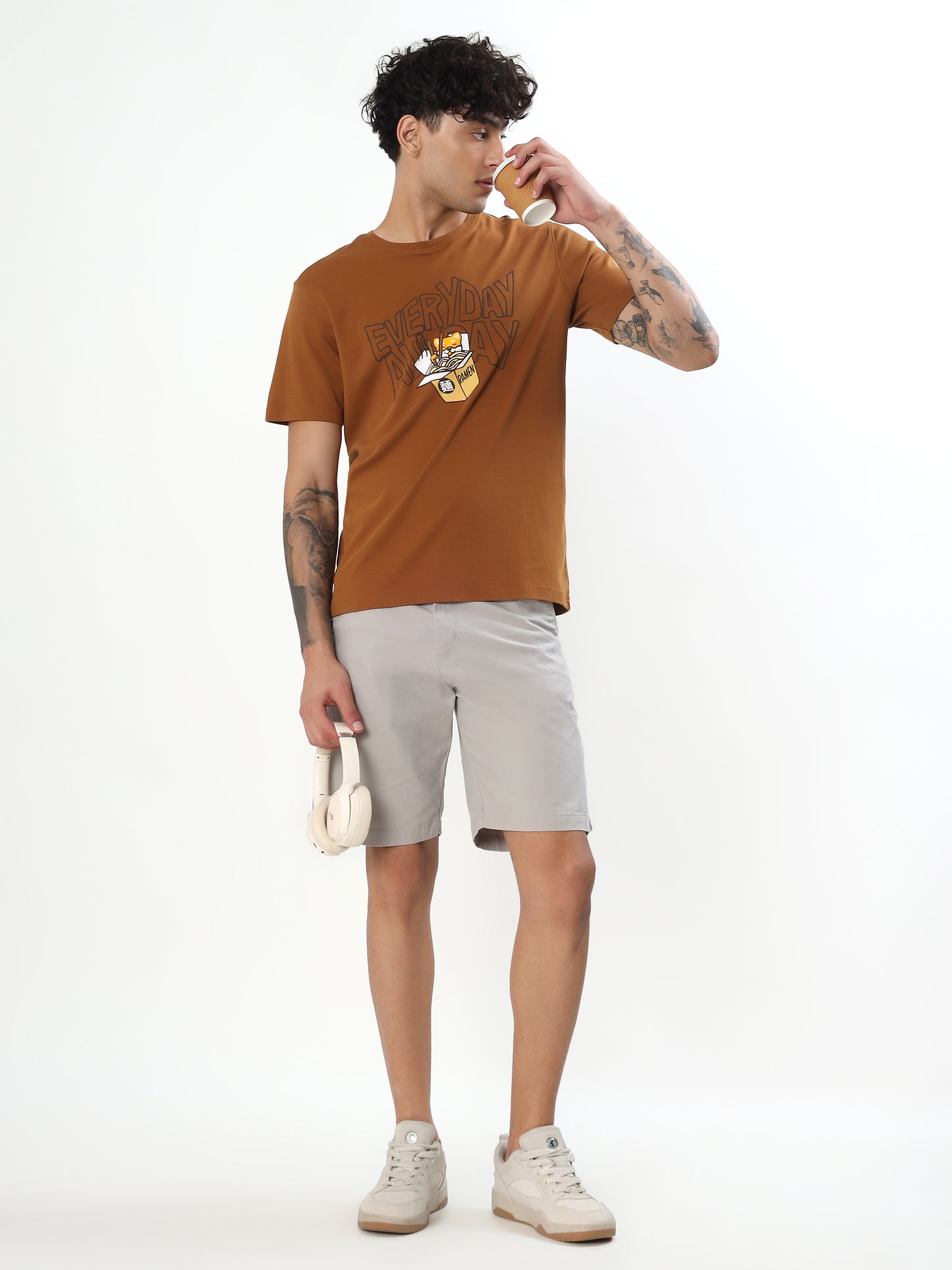 MEN'S DESERT KHAKHI CLASSIC CASUAL SHORTS