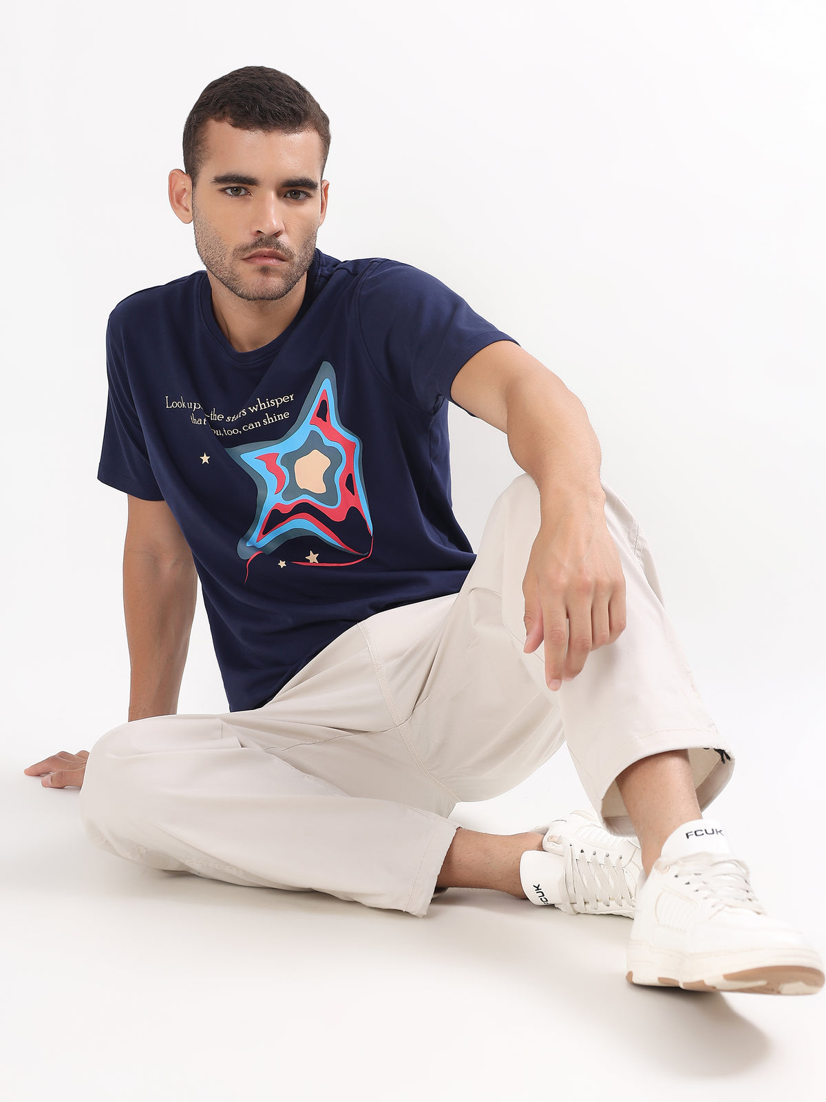 CELESTIAL SHINE GRAPHIC REGULAR T-SHIRT