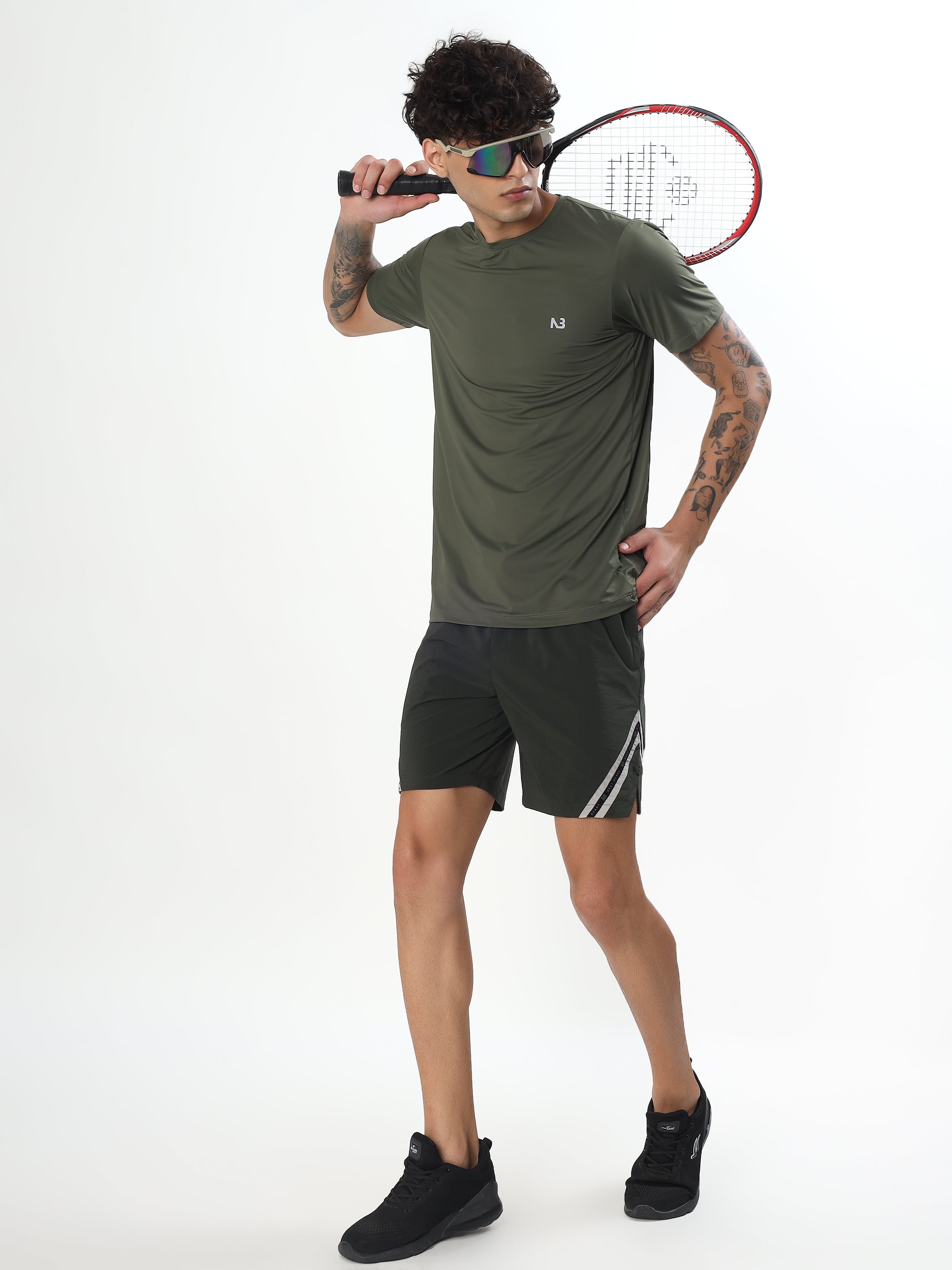CHEVRON PERFORMANCE TRAINING SHORTS