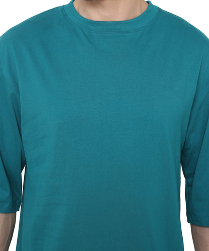 Ocean Oversized Cotton T-shirts Relaxed Fit Tees for Men