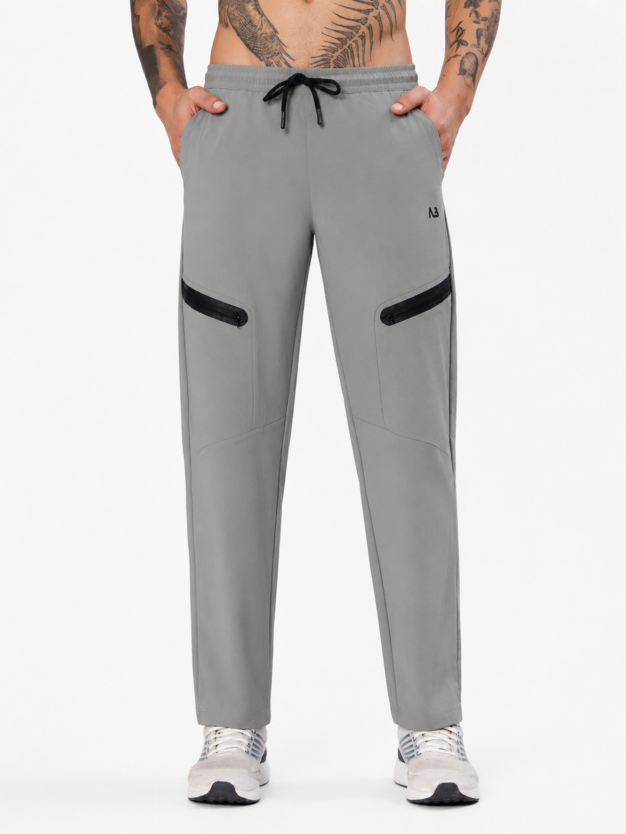 LIGHT GREY UTILITY JOGGERS