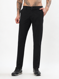 MEN'S BLACK SLIM FIT CHINOS