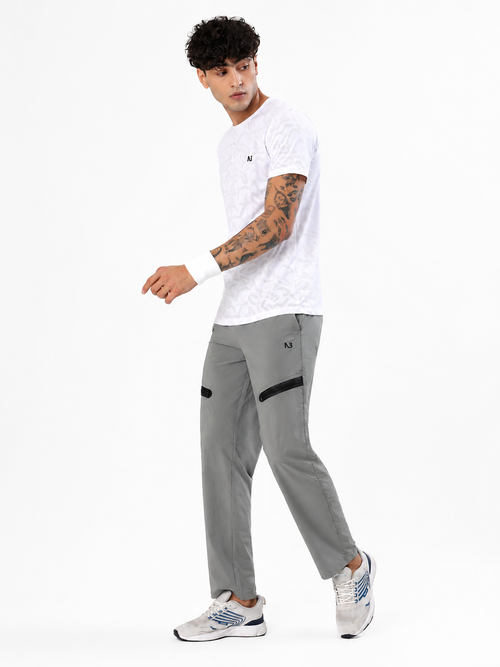 LIGHT GREY UTILITY JOGGERS