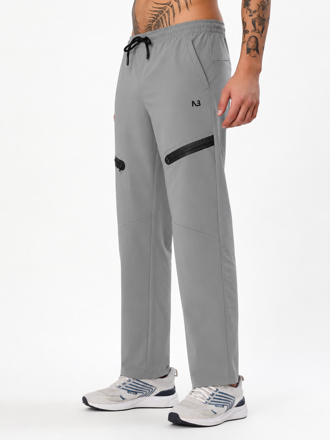 LIGHT GREY UTILITY JOGGERS