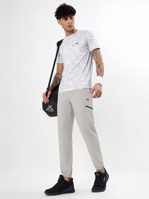 LIGHT GREY UTILITY JOGGERS