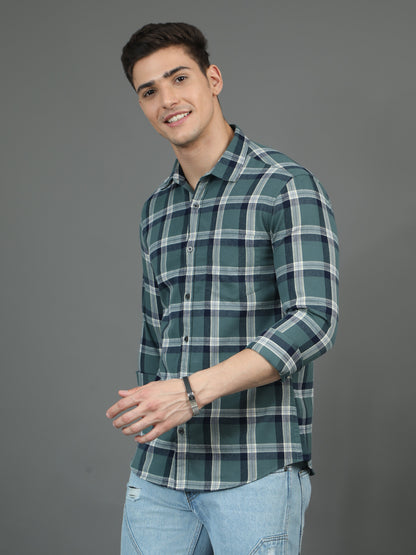 Castleton Green Corduary Check Shirt